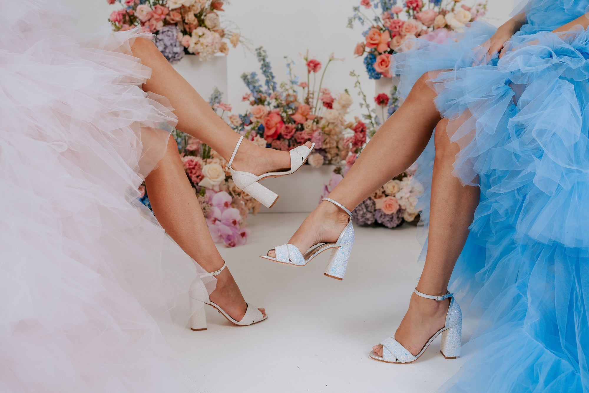 high block heel bridal shoes
