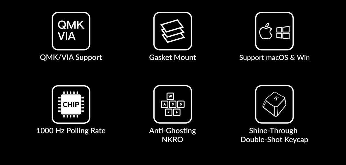 Feature of  Keychron C3 Pro QMK/VIA Wired Mechanical Keyboard