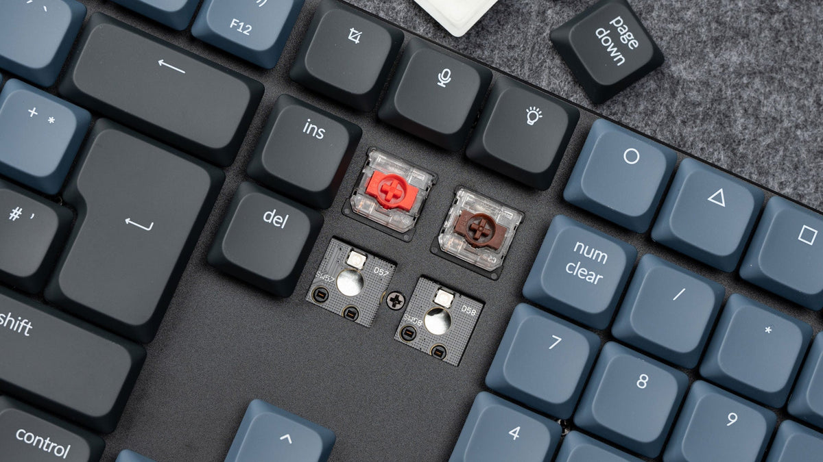 Hot-swappable Keychron K5 Pro QMK/VIA ultra-slim custom mechanical low profile keyboard ISO Layout
