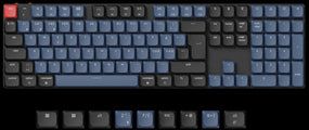 Nordic ISO Layout Keychron K5 Pro QMK/VIA ultra-slim custom mechanical low profile keyboard