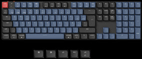 Spanish ISO Layout Keychron K5 Pro QMK/VIA ultra-slim custom mechanical low profile keyboard