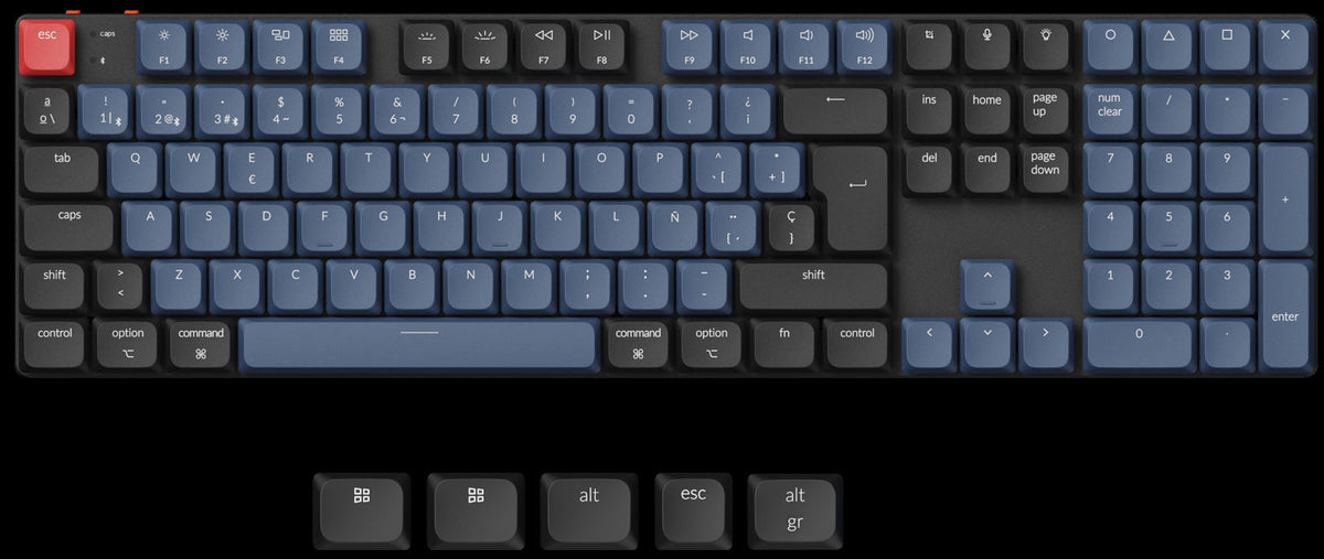 Keychron K5 Pro QMK/VIA ultra-slim custom mechanical low profile keyboard ISO Layout