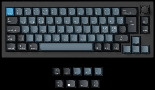 Keychron Q2 Pro 65% Nordic ISO Layout Custom Mechanical Keyboard