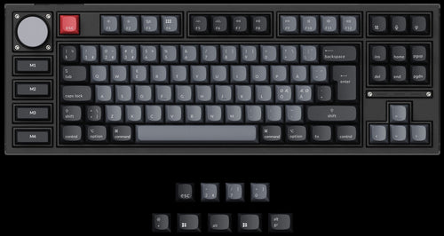 Spanish ISO Layout of Keychron Q3 Pro ISO 80% Layout Wireless Custom Keyboard