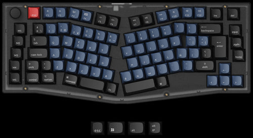 Spanish ISO Layout Keychron V10 QMK/VIA Custom Mechanical Keyboard