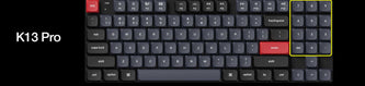 Keychron K13 Pro Low profile mechanical keyboard