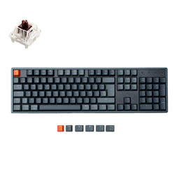 Keychron K10 Wireless Mechanical Keyboard (ES ISO Layout) as variant: RGB Backlight Aluminum Frame / Gateron G Pro Mechanical (Hot-Swappable) / Brown