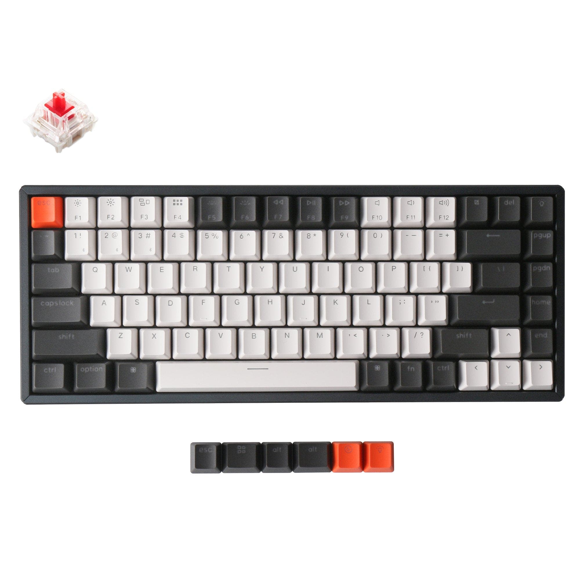 Keychron K2 (Hot-swappable) Wireless Mechanical Keyboard Version 2 (US ANSI Layout)