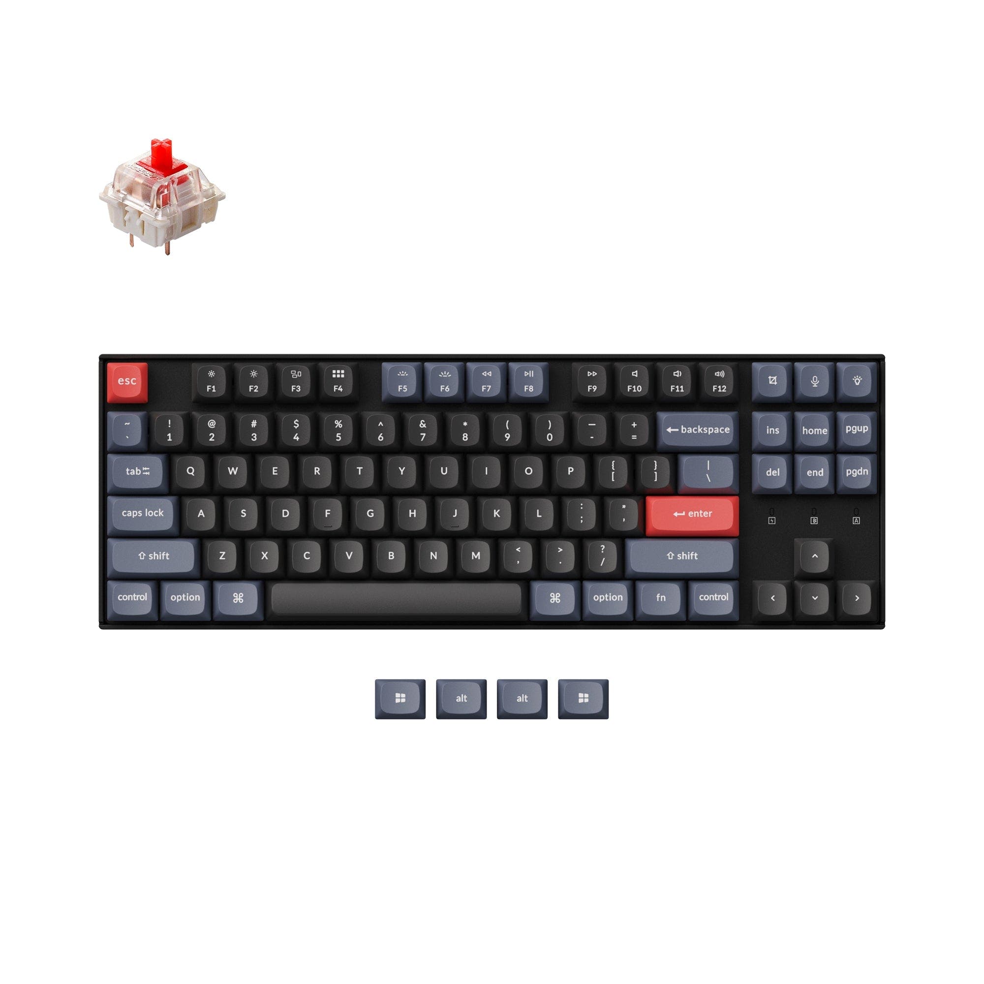 Keychron K8 Pro QMK/VIA Wireless Mechanical Keyboard (US ANSI Layout)