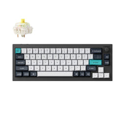 Keychron Q2 Max QMK/VIA Wireless Custom Mechanical Keyboard (US ANSI Layout) as variant: Fully Assembled Knob / Carbon Black / Gateron Jupiter Banana