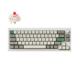 Keychron Q2 Max QMK/VIA Wireless Custom Mechanical Keyboard (US ANSI Layout) as variant: Fully Assembled Knob / Shell White / Gateron Jupiter Red