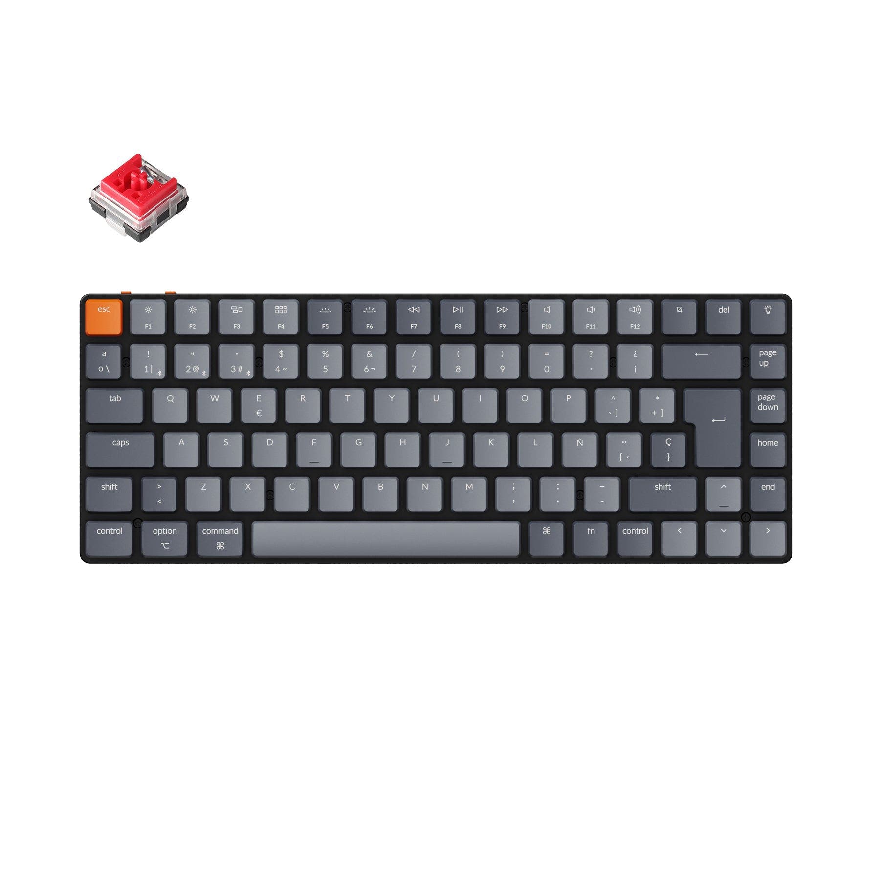 Keychron K3 Ultra-slim Wireless Mechanical Keyboard (ES ISO Layout) - Version 2