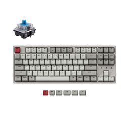 Keychron C1 Wired Mechanical Keyboard (US ANSI Layout) as variant: Non-Backlight (Retro Color) / Keychron Mechanical / Blue