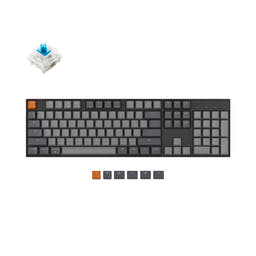 Keychron K10 Wireless Mechanical Keyboard (US ANSI Layout) as variant: White Backlight / Gateron Mechanical / Blue