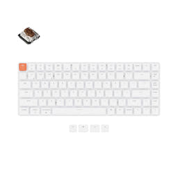 Keychron K3 Non-Backlight Ultra-Slim Wireless Mechanical Keyboard Version 2 (US ANSI Layout) as variant: Non-Backlight / Low Profile Gateron Mechanical / Brown