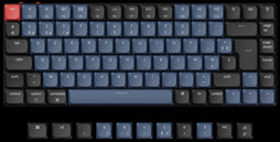 French ISO Layout Keychron K3 Pro QMK/VIA ultra-slim custom mechanical low profile keyboard