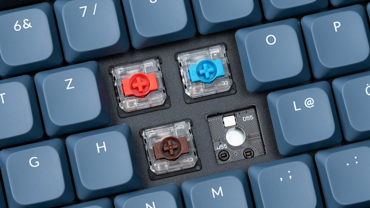Hot-swappable Keychron K3 Pro QMK/VIA ultra-slim custom mechanical low profile keyboard ISO Layout