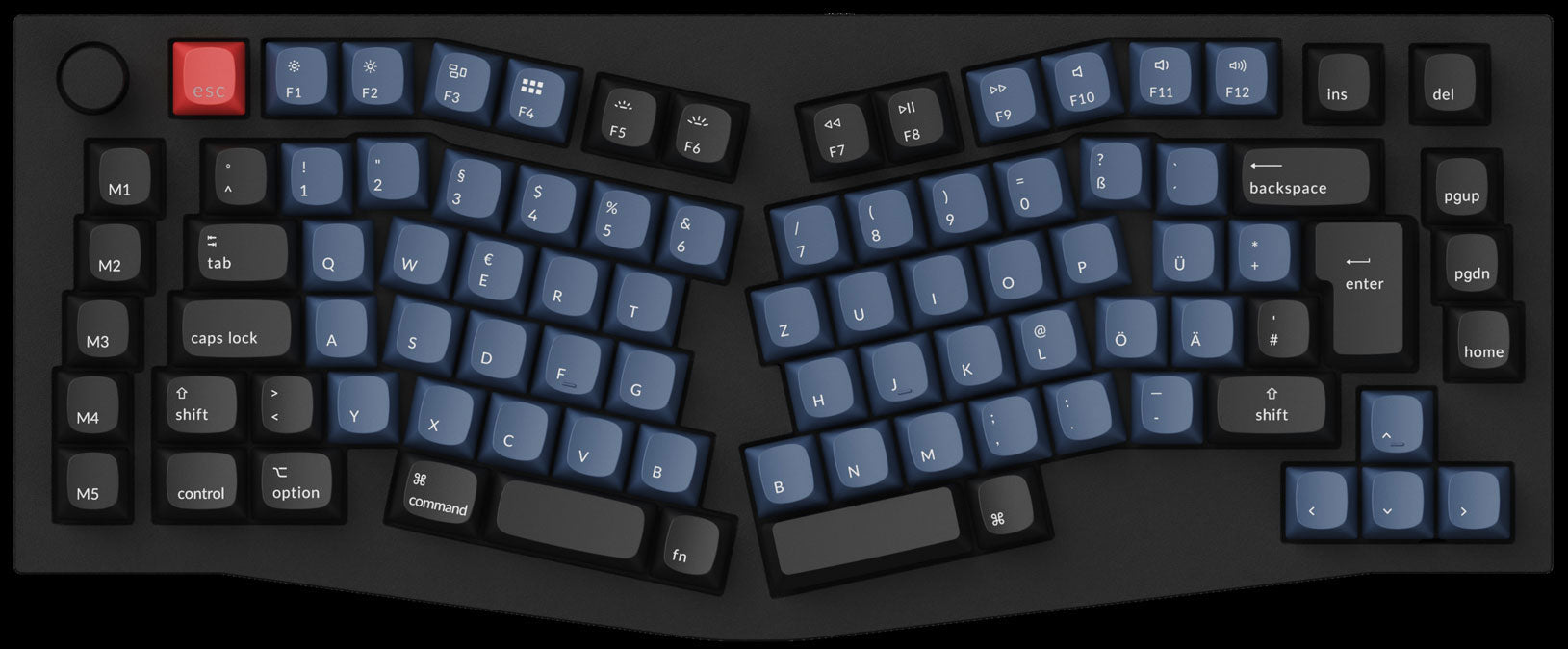 Keychron Q10 ISO Layout 75% Alice Layout Custom Mechanical Keyboard