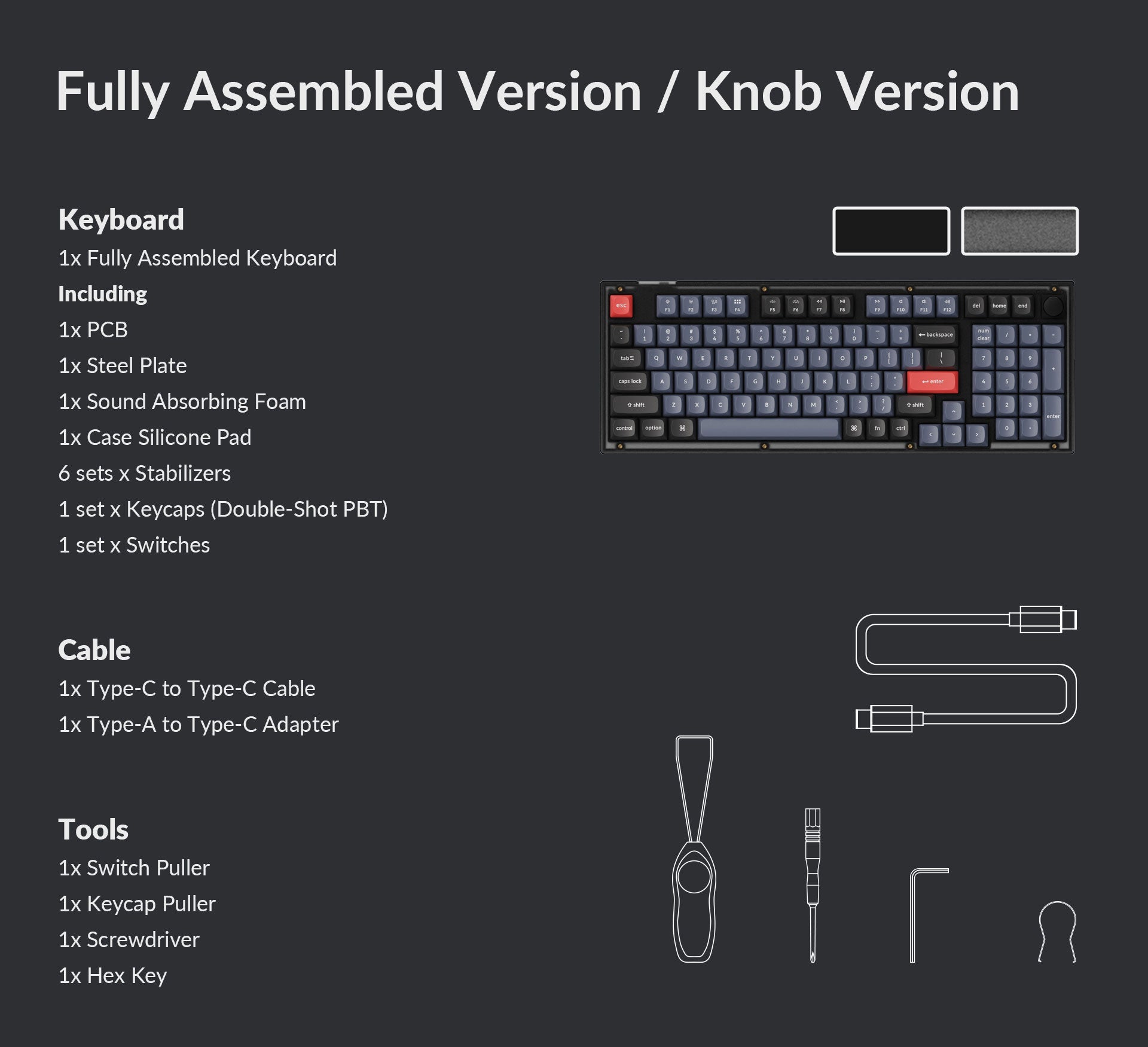 Keychron V5 QMK Custom Mechanical Keyboard (US ANSI Layout)