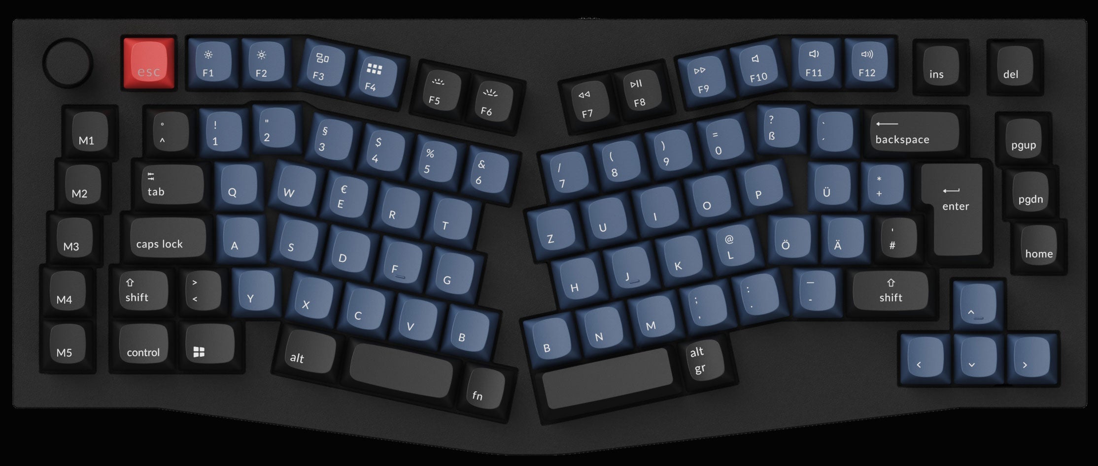 Keychron Q10 ISO Layout 75% Alice Layout Custom Mechanical Keyboard