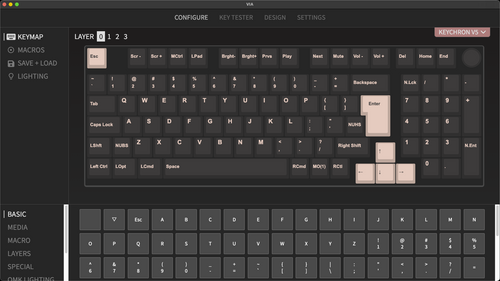 Keychron V5 QMK/VIA Custom Mechanical Keyboard ISO Layout