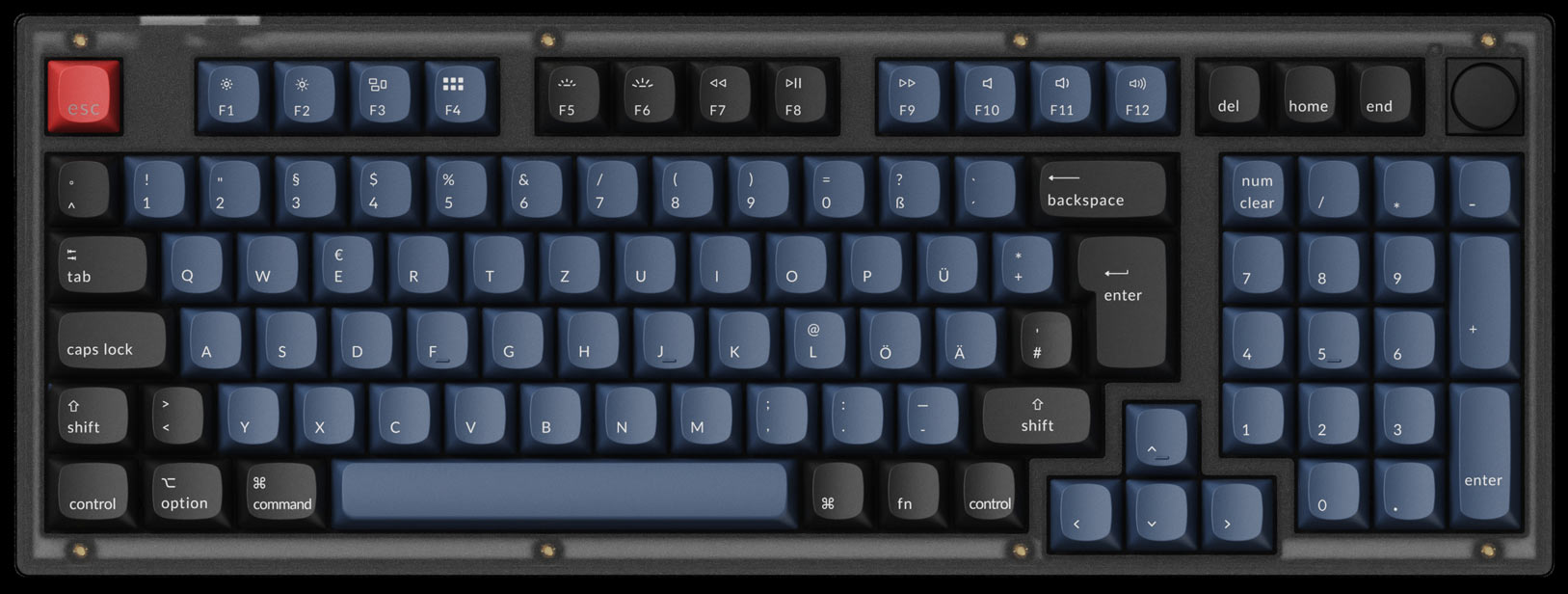 Keychron V5 Custom Mechanical Keyboard ISO Layout