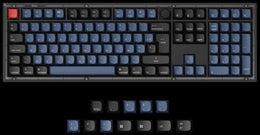 French-ISO Layout Keychron V6 QMK/VIA Custom Mechanical Keyboard