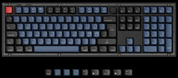 Nordic-ISO Layout Keychron V6 QMK/VIA Custom Mechanical Keyboard