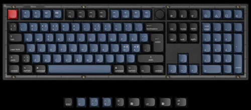 Nordic-ISO Layout Keychron V6 QMK/VIA Custom Mechanical Keyboard