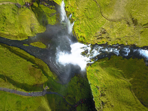 Pictured: Skógafoss