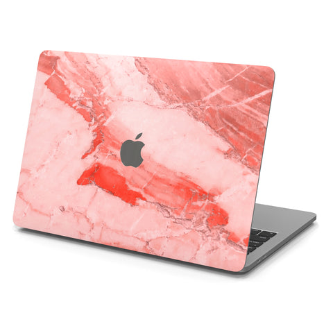 MacBook Air M2 Cover in Coral Marble