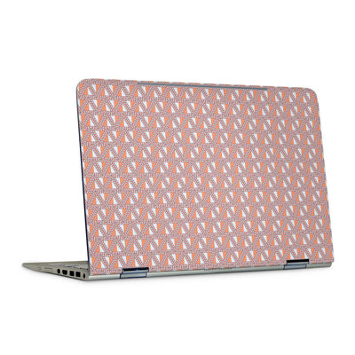 Retro Block Pattern HP Skin Top View