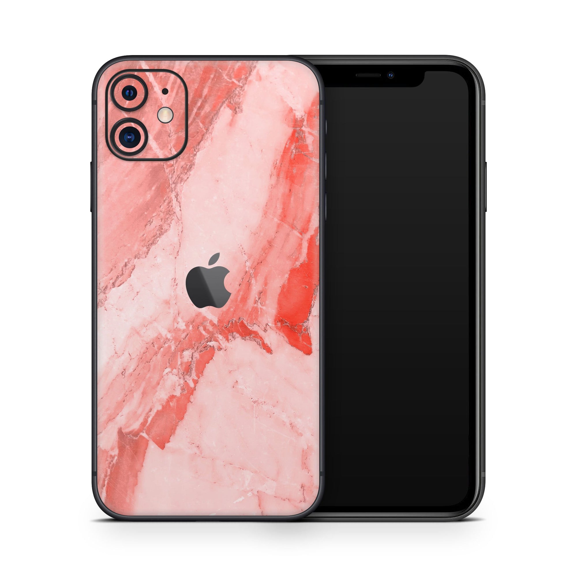 Coral Marble iPhone 11 Skin + Case - Uniqfind