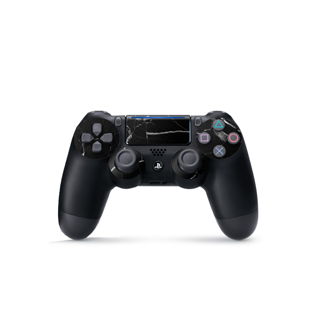 black and white ps4 controller