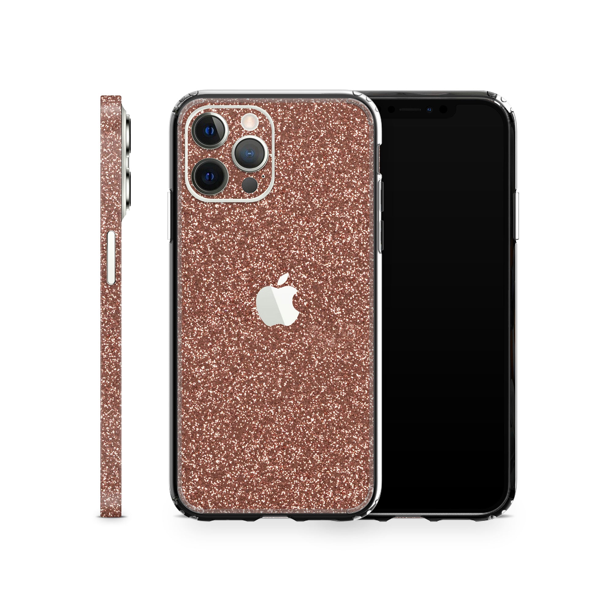 Rose Glitter Iphone 12 Pro Max Skin Case Uniqfind