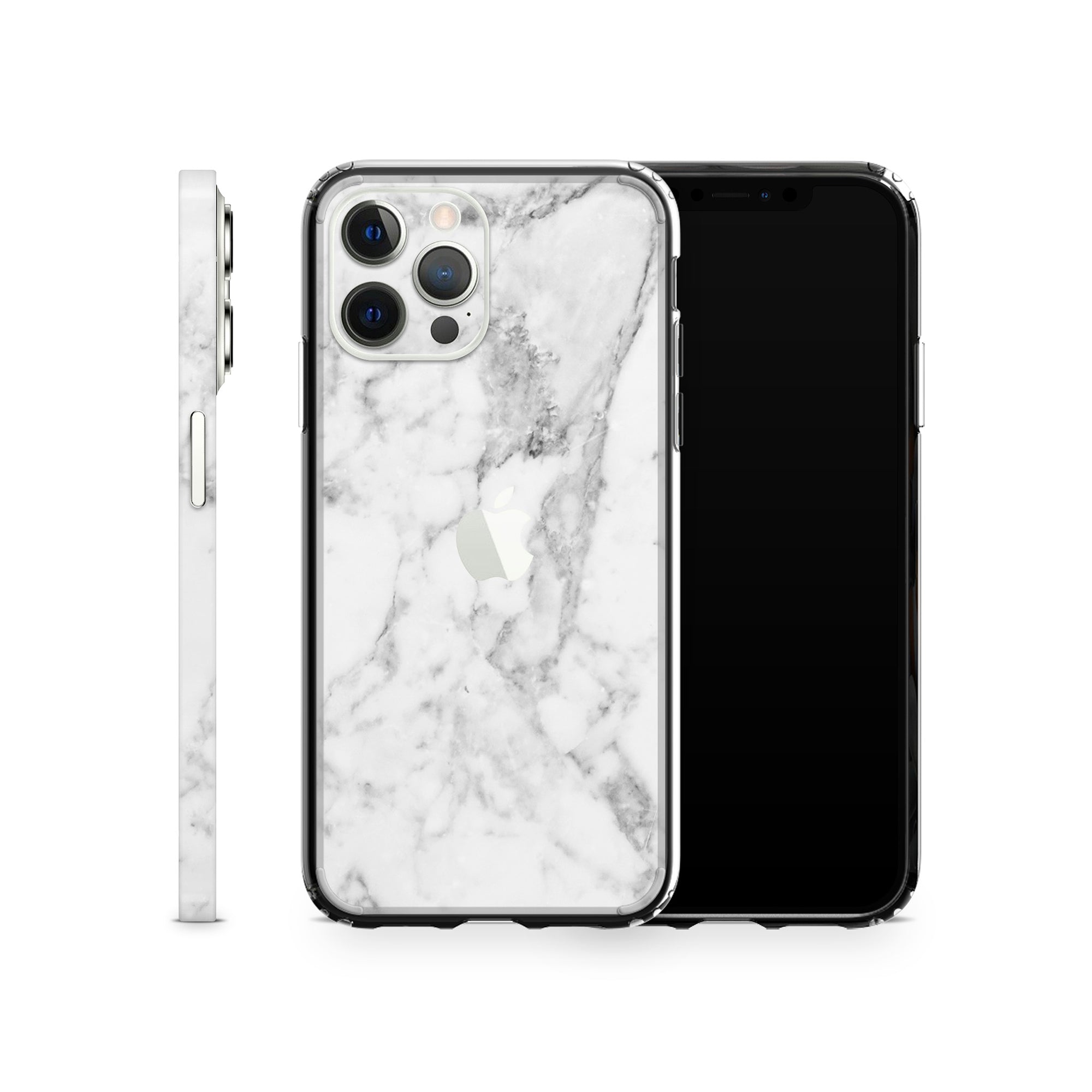 Black iPhone 13 Pro Max Marble Case