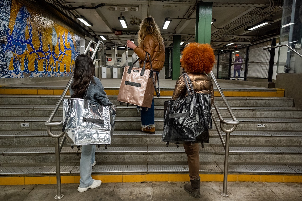 shopping bag with wheels