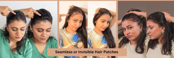 Seamless or Invisible Hair Patches