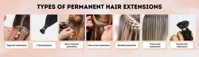 types-of-permanent-hair-extensions