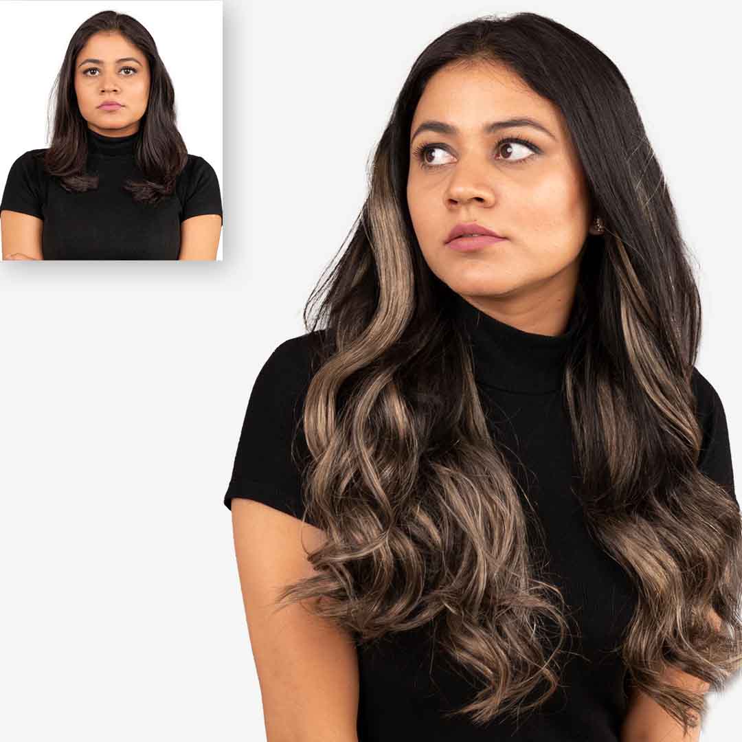 Seamless 7 Set Clip-in Extensions - Wavy