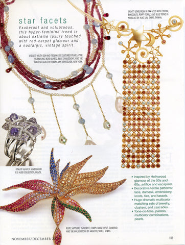 Serena Van Rensselaer Jewelry - featured in Modern Jeweler Magazine