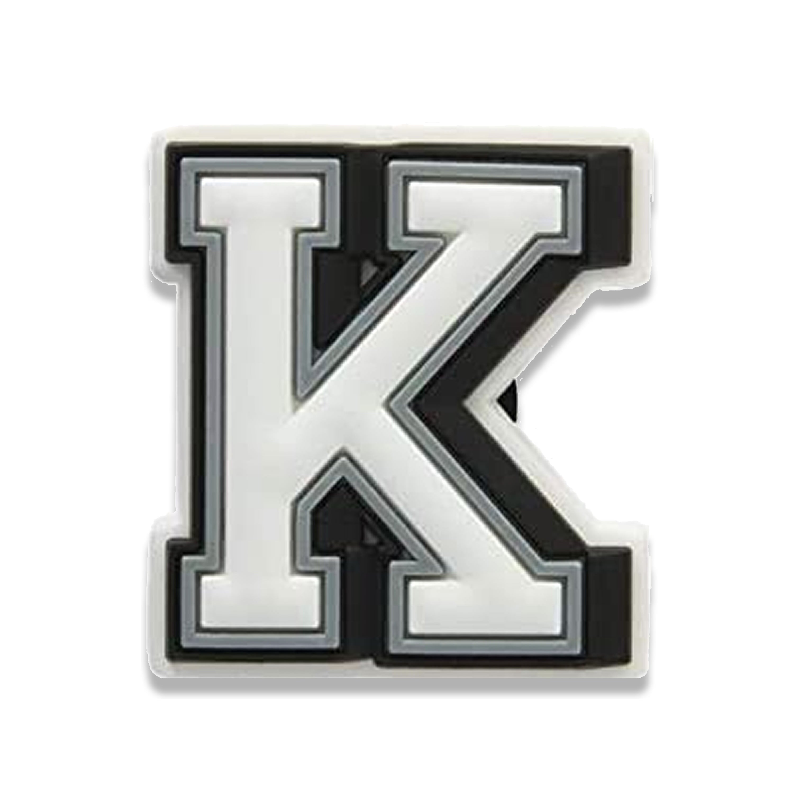 Letter K Croc Charms – Blended Designs