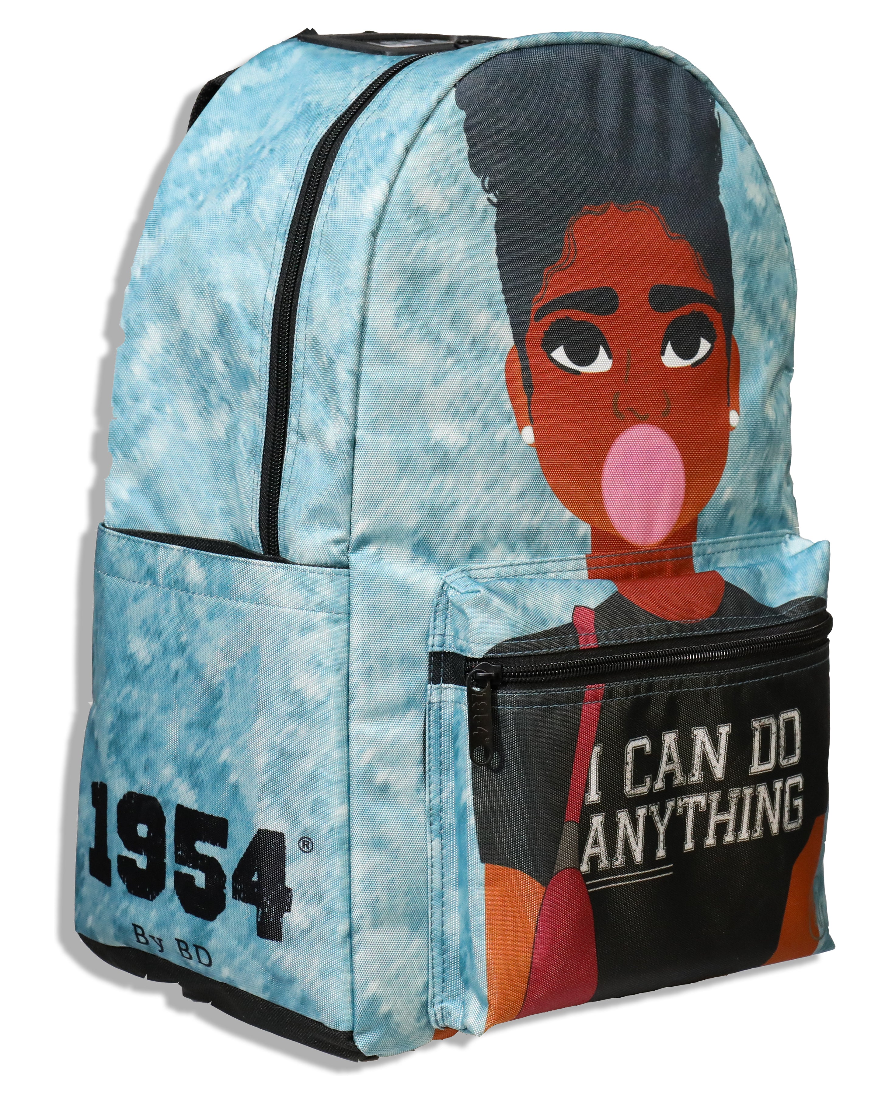 afro puff backpack