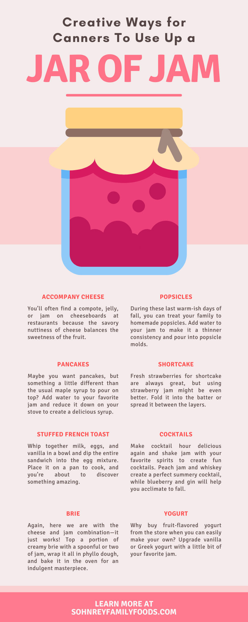 12 formas creativas para que los envasadores utilicen un frasco de mermelada
