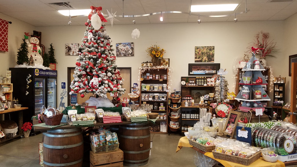 Navidad en la tienda de regalos Sohnrey Family Foods