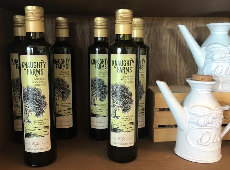 Knaughty Farms Arbequina Extra Virgin Olive Oil