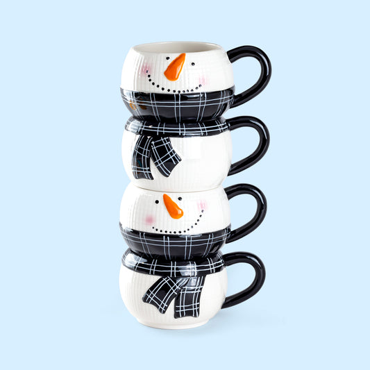 Holiday Stoneware Mug - Snowman Making Kit – Something Beautiful