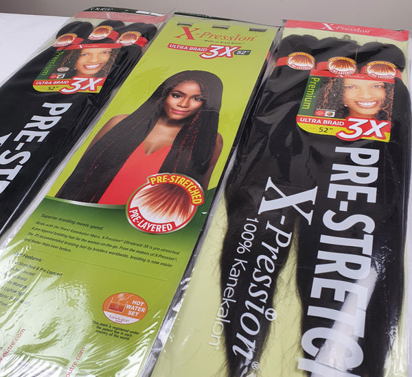 X-pression Pre-Stretched 52-Inch Ultra Braid Review – The Braid & Extension  Besties