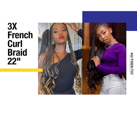 Authentic 3x French Curl Braid Image 7