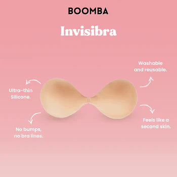 Boomba Invisible Lift Inserts- Medium (Fits D-E) Invisible bra Invisible  boob lift